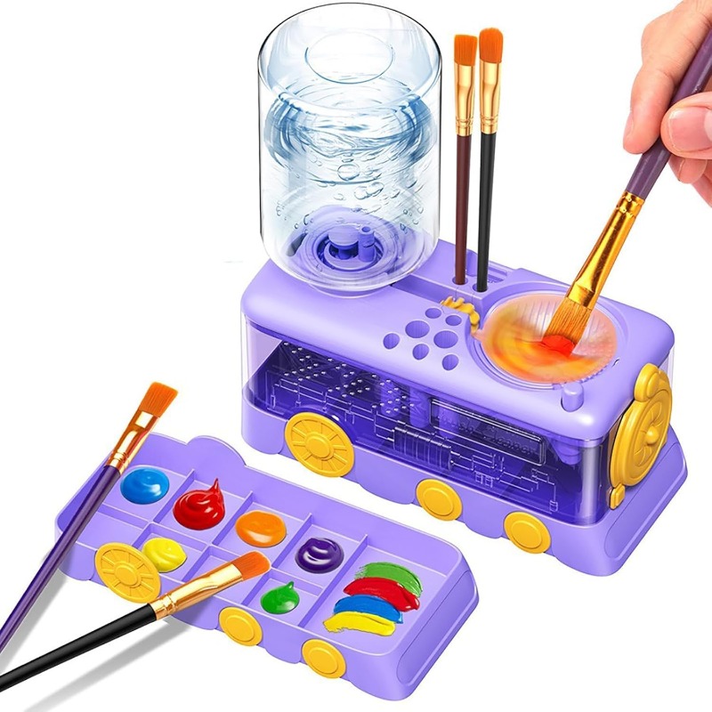Photography Techniques - Automatic Water Changing Brush Rinser Cup