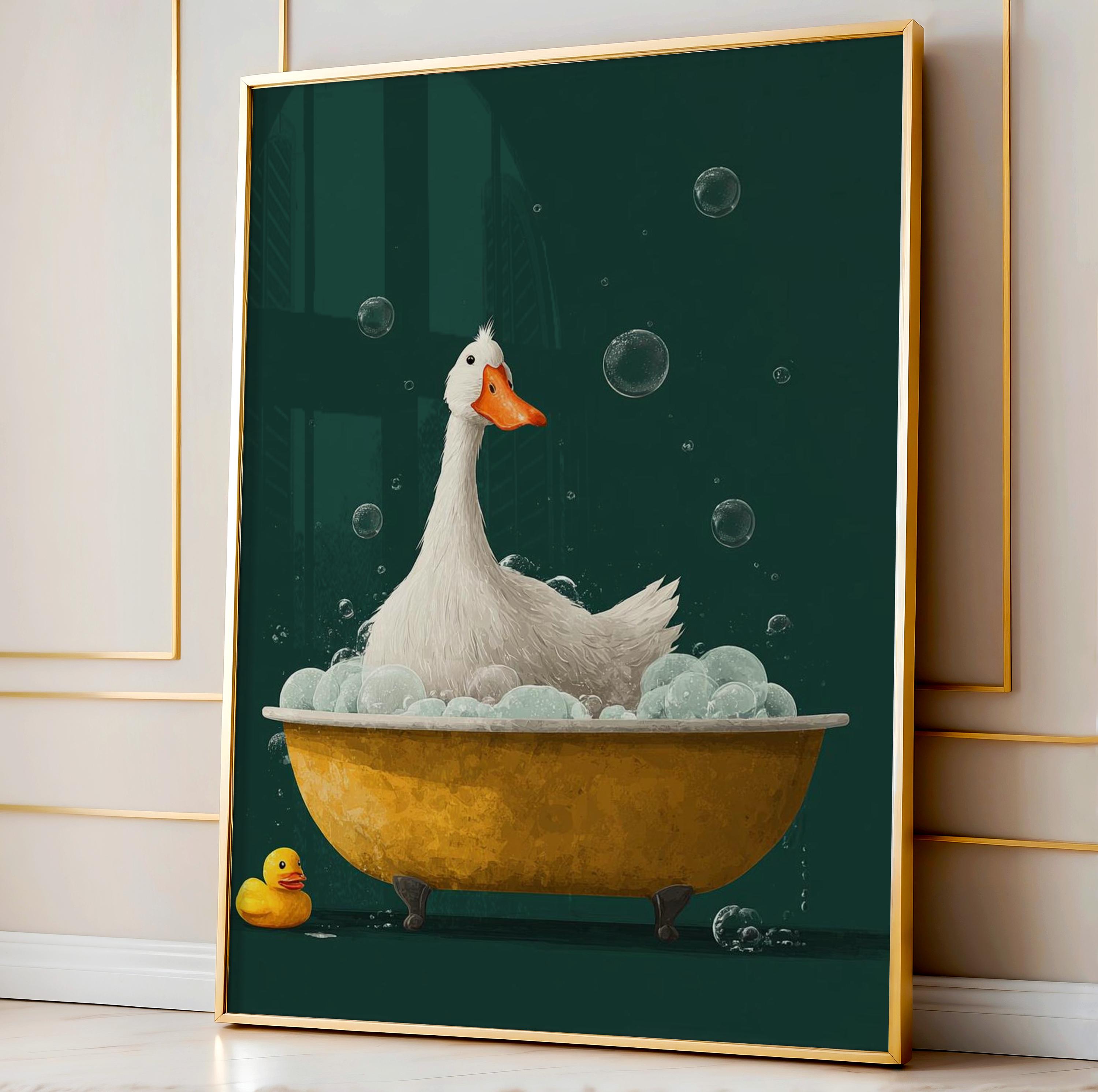 Photography Techniques - (2D canvas painting) Cute Cartoon Goose