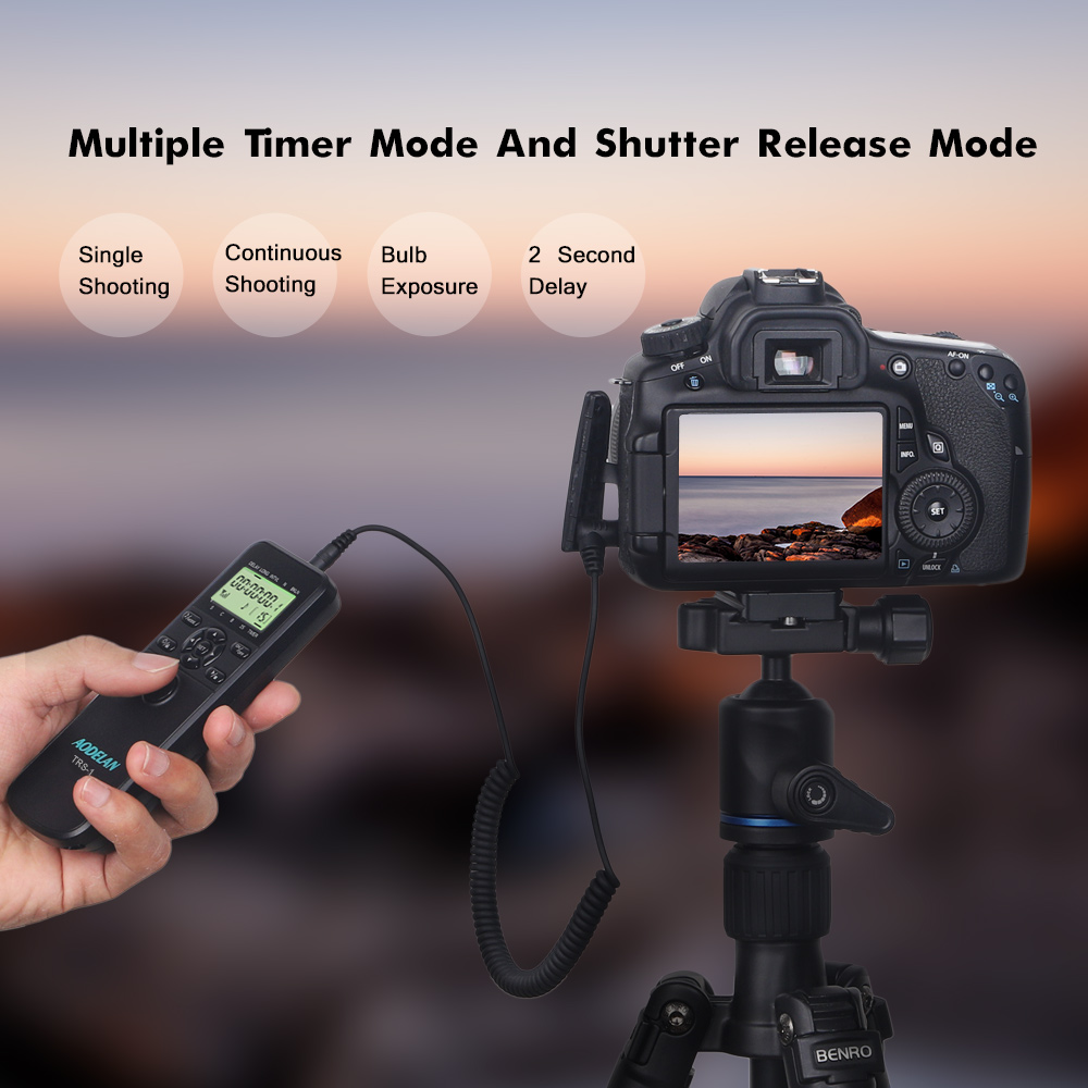 Timelapse Controller - AODELAN TRS-1 Hẹn Giờ Màn Trập