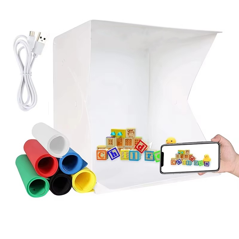 Photography Kit Pro - Folding Lightbox Portable Photography LED Photo