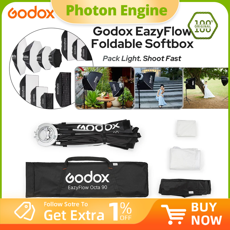 Photography Kit Pro - Godox EazyFlow series Foldable Softbox Bowens