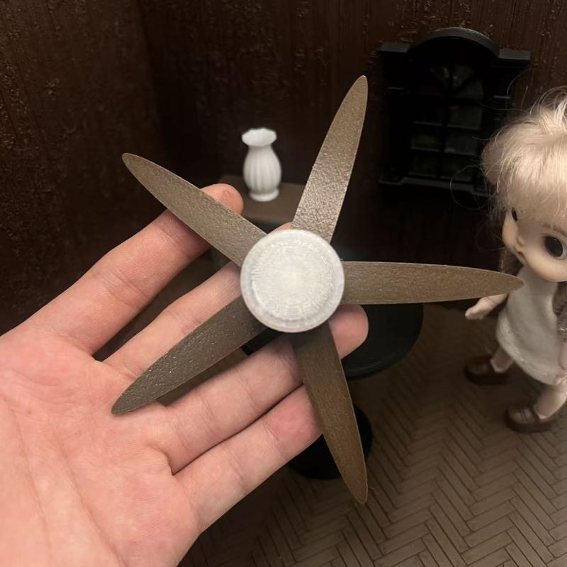 Photography Natural Lighting - 1/12 Mini Vintage Ceiling Fan LED