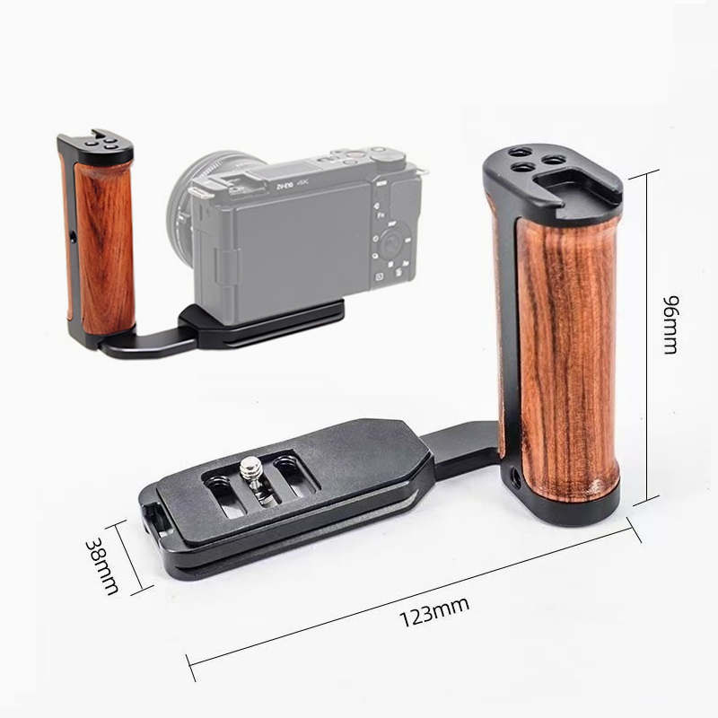 Camera Cold Shoe - Lightweight Handgrip L-Shape Grip for Camera,