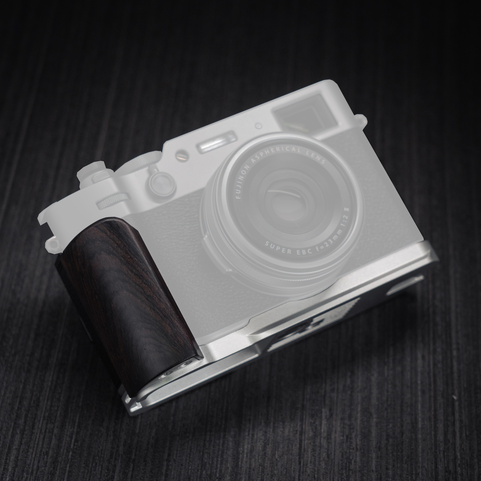 Wooden Hand Grip L Holder For  - đánh giá và giá Camera Cage Baseplate
