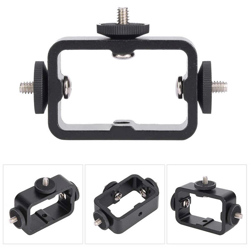 3 in 1 Holder Head Mount Flash - đánh giá và giá Camera Cage Baseplate