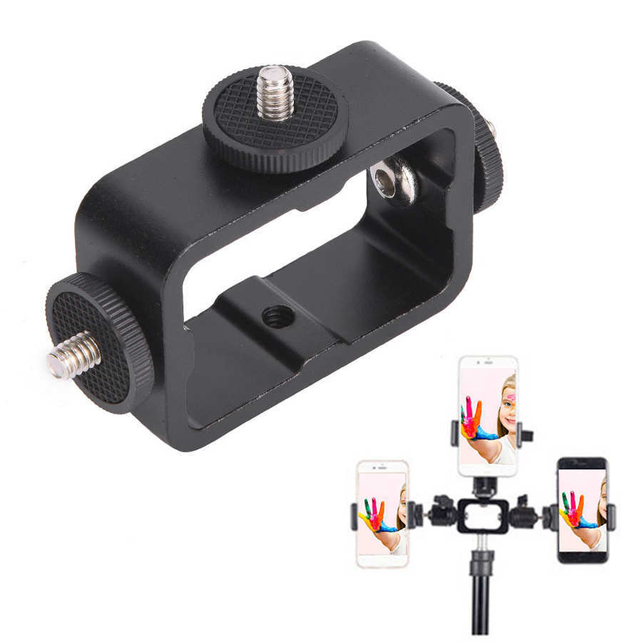 3 in 1 Holder Head Mount Flash - đánh giá và giá Camera Cage Baseplate
