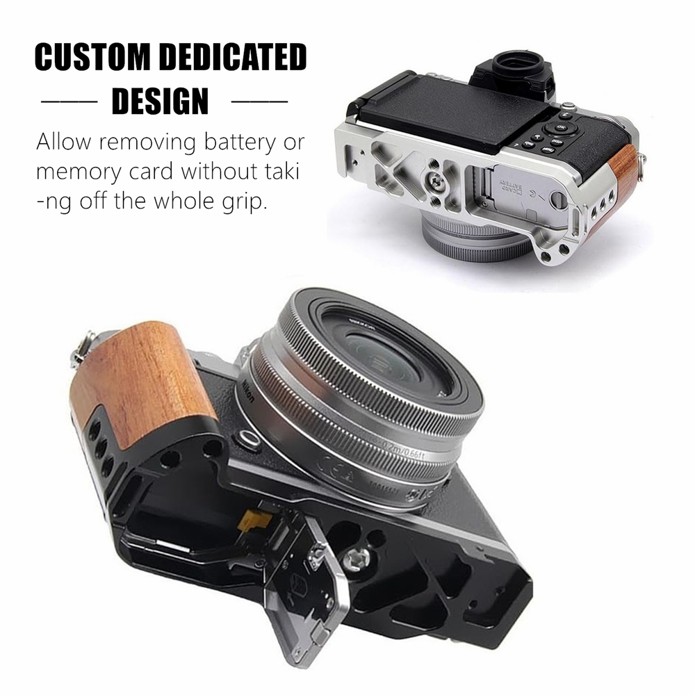 Handgrip, Wooden L-Shape Grip  - đánh giá và giá Camera Cold Shoe