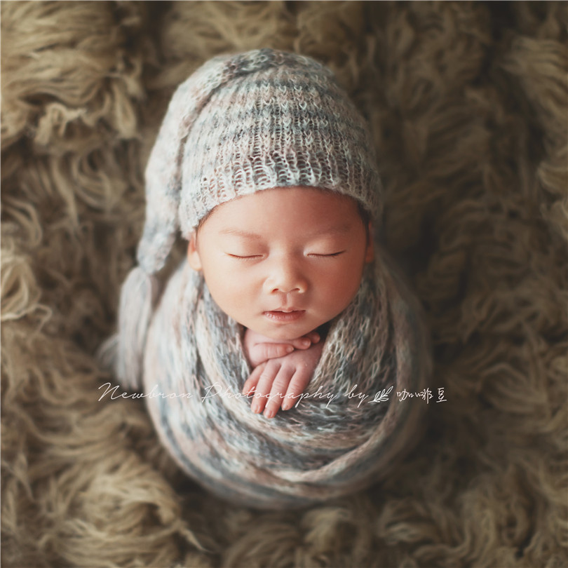 Knit Jersey Wrap And Hat Sets  - đánh giá và giá Photography Outfits