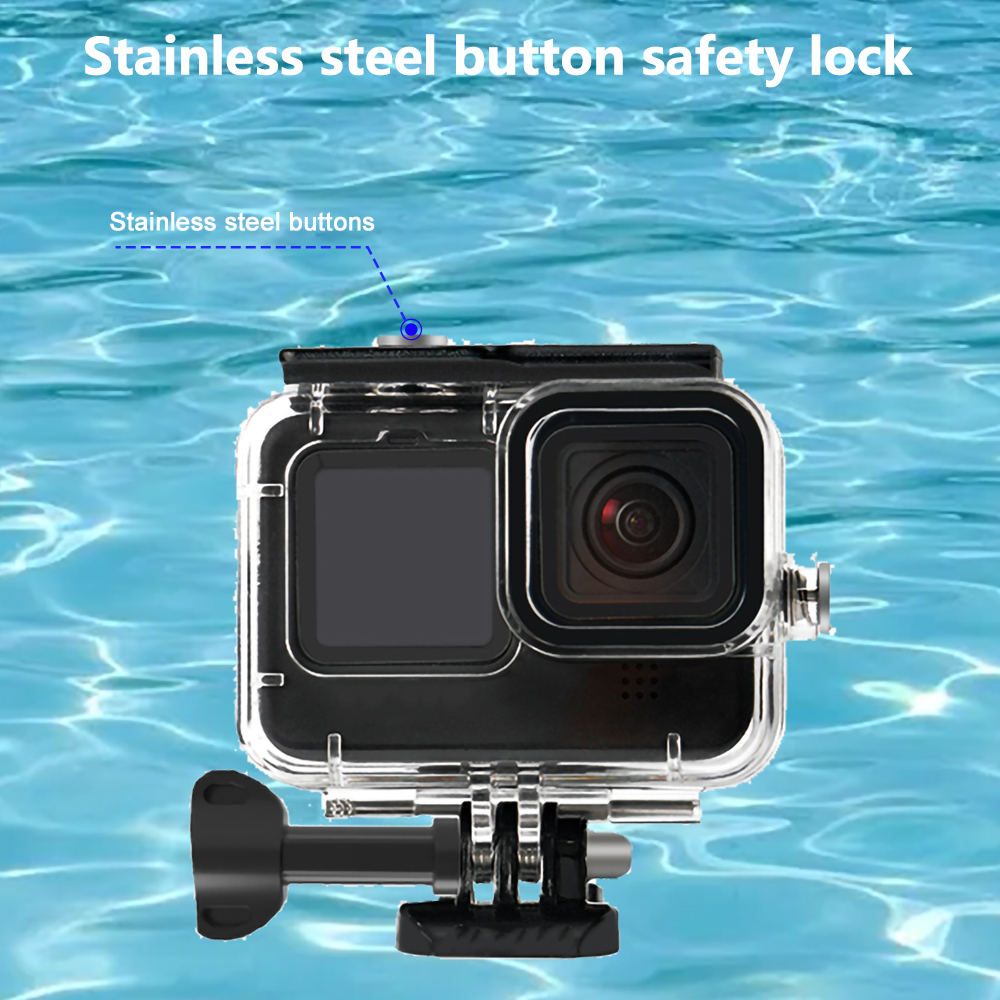 Waterproof Housing Case for Go - đánh giá và giá Gopro Action Camera Hero 11 Black