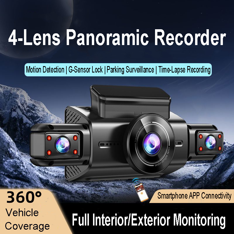 4K 4CH Hidden Car DVR with APP - đánh giá và giá Timelapse Controller