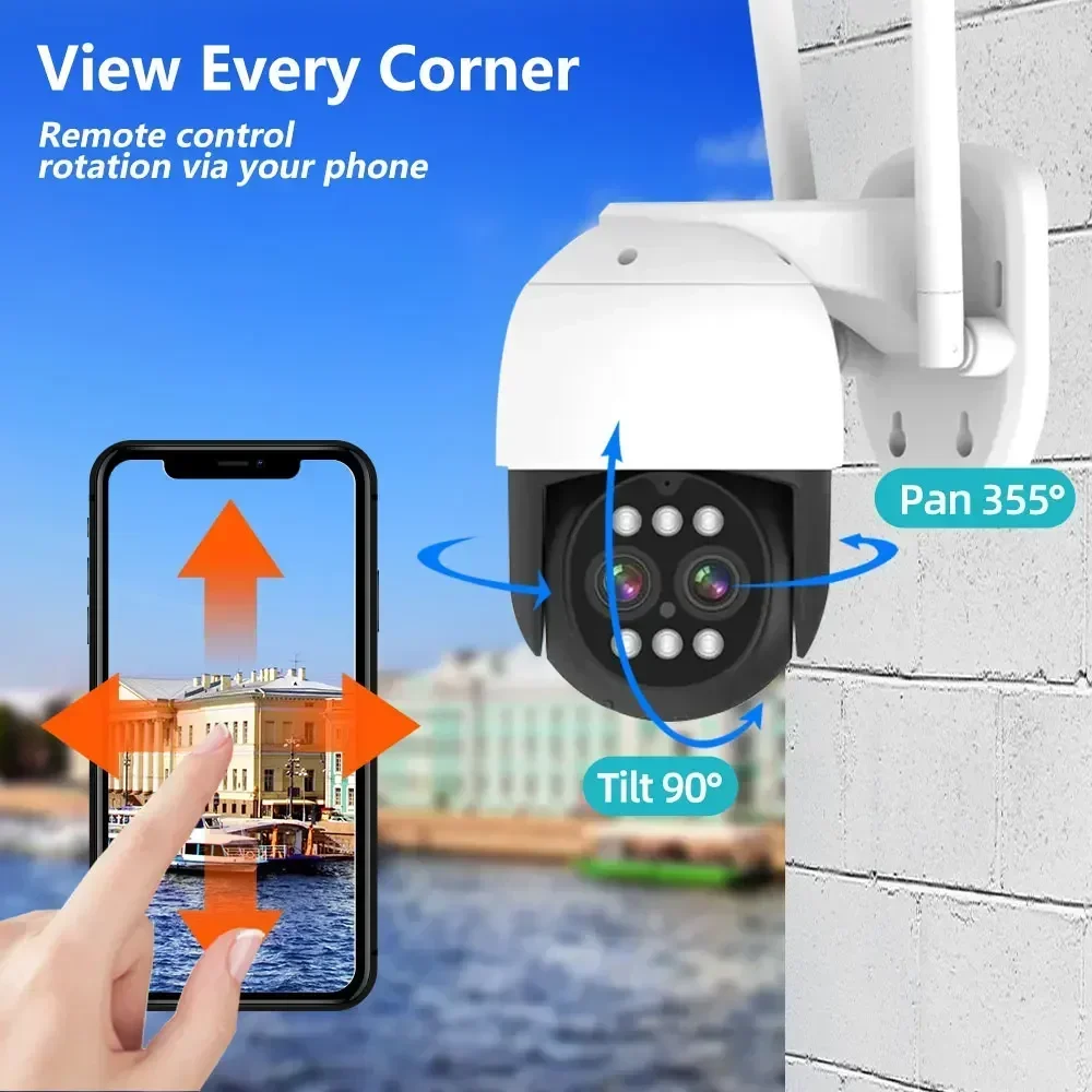 8MP 4K PTZ Wifi IP Camera Clou - đánh giá và giá Photography Term