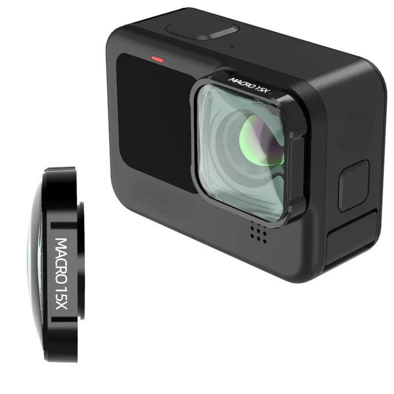 Macro 15X HD Lọc Cho Gopro Her - đánh giá và giá Gopro Action Camera Hero 11 Black
