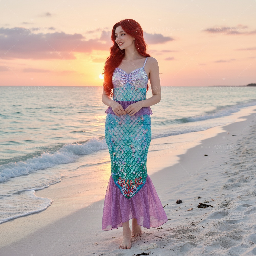 Little Mermaid Ariel Cosplay L - đánh giá và giá Photography Outfits