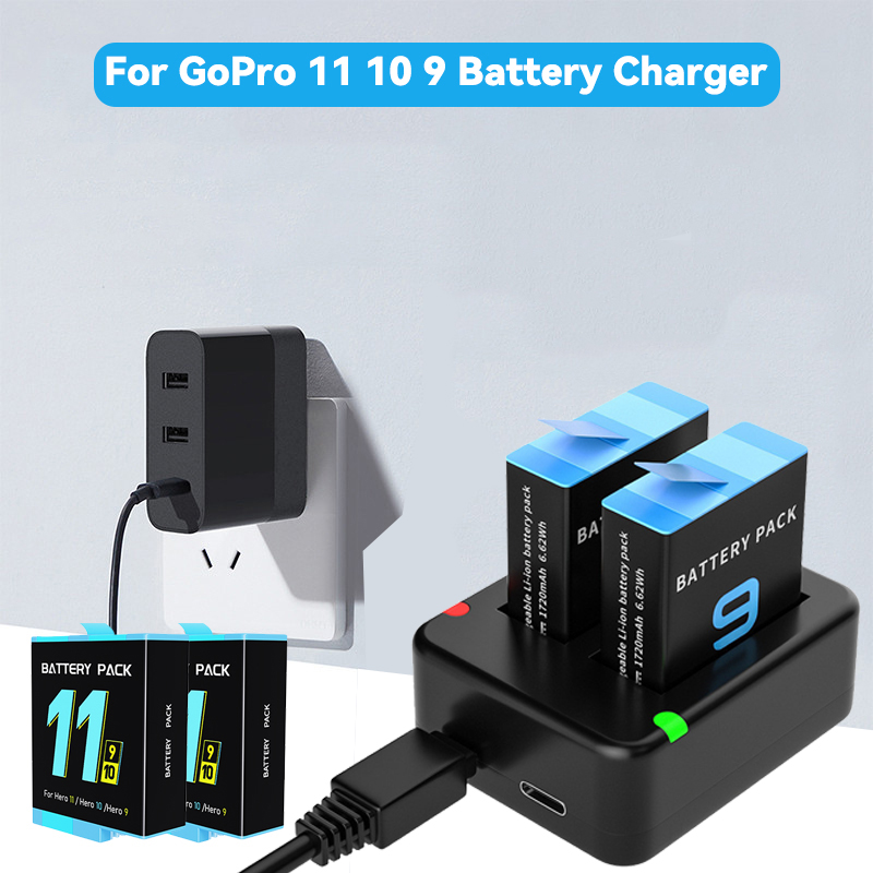 Dual Port Slot Double Battery  - đánh giá và giá Gopro Action Camera Hero 11 Black