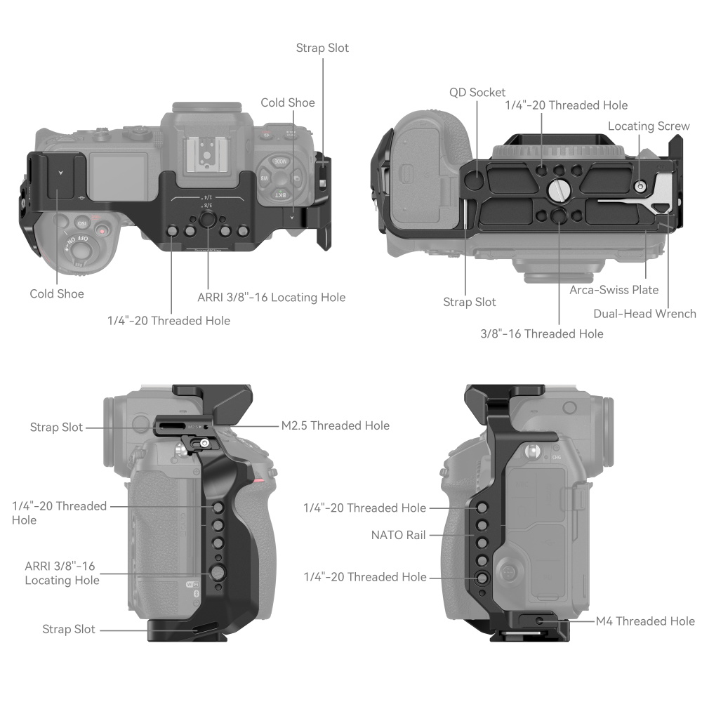 SmallRig Camera Cage for Nikon - đánh giá và giá Camera Battery Grip