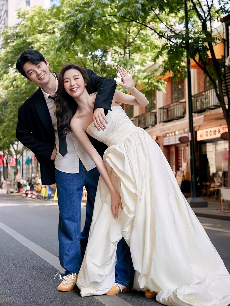 Fashionable Korean Style Denim - đánh giá và giá Photography Outfits