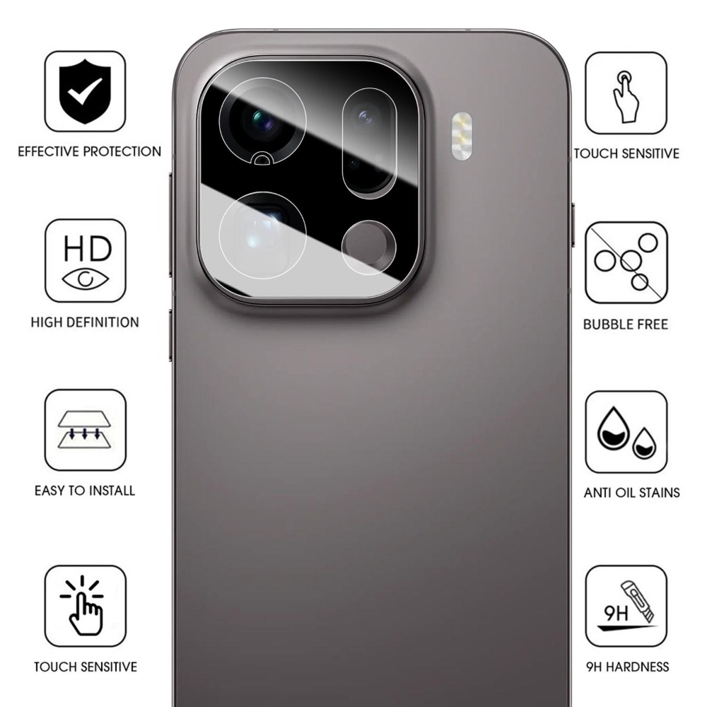 1-5PCS Tempered Glass Lens Cov - đánh giá và giá Photography Kit Oppo Find X9 Pro