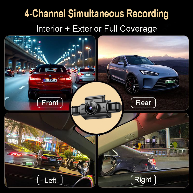 4K 4CH Hidden Car DVR with APP - đánh giá và giá Timelapse Controller