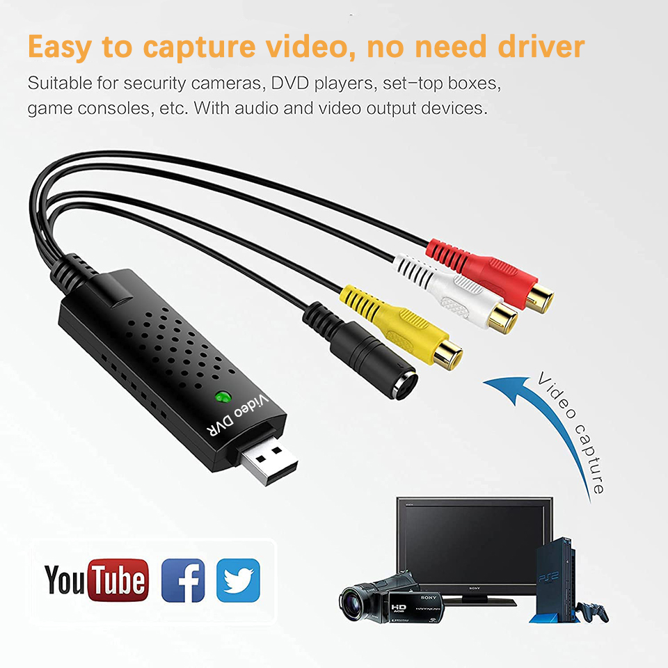 USB Video Capture Card Easy Ca - đánh giá và giá Photography Digital