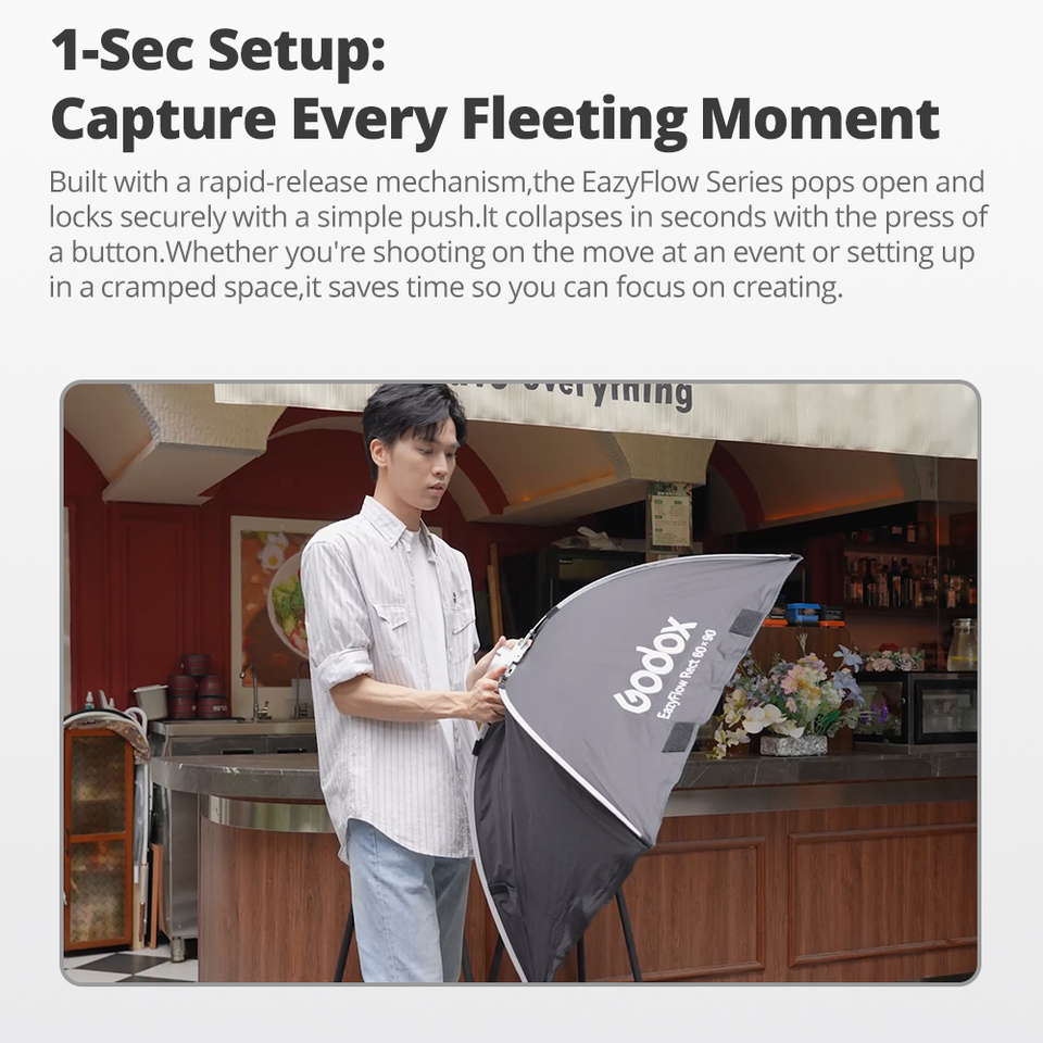 Godox EazyFlow series Foldable - đánh giá và giá Photography Kit Pro