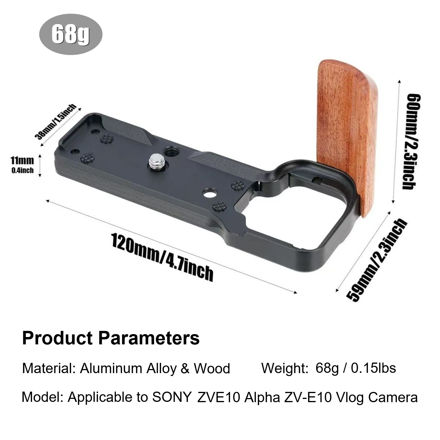 Compatible with Sony Alpha ZVE - đánh giá và giá Camera Cage Baseplate