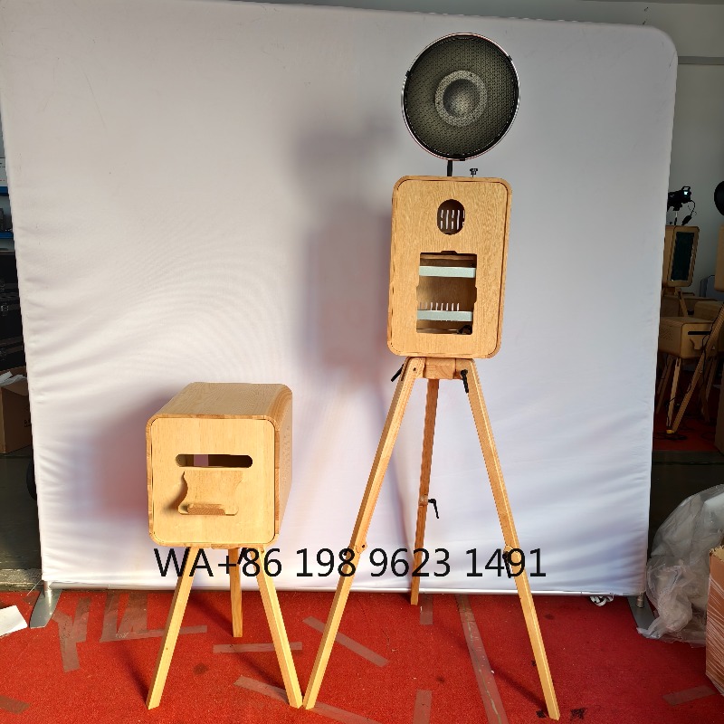 Retro Wooden Selfie Photo Boot - đánh giá và giá Photography Digital
