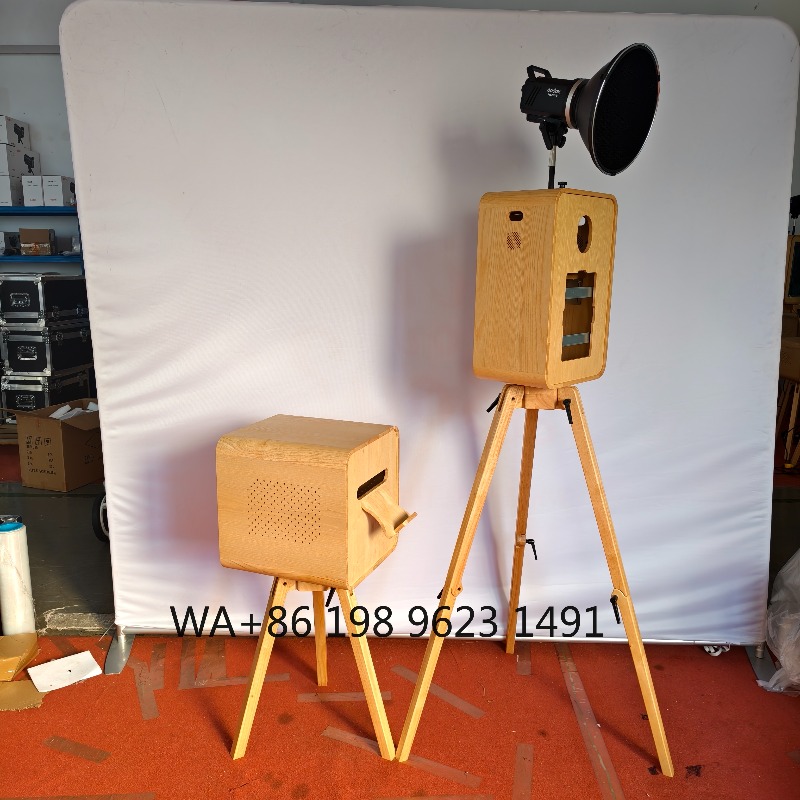 Retro Wooden Selfie Photo Boot - đánh giá và giá Photography Digital