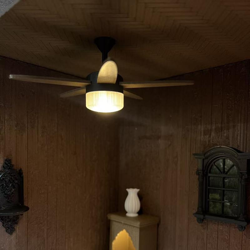1/12 Mini Vintage Ceiling Fan  - đánh giá và giá Photography Natural Lighting