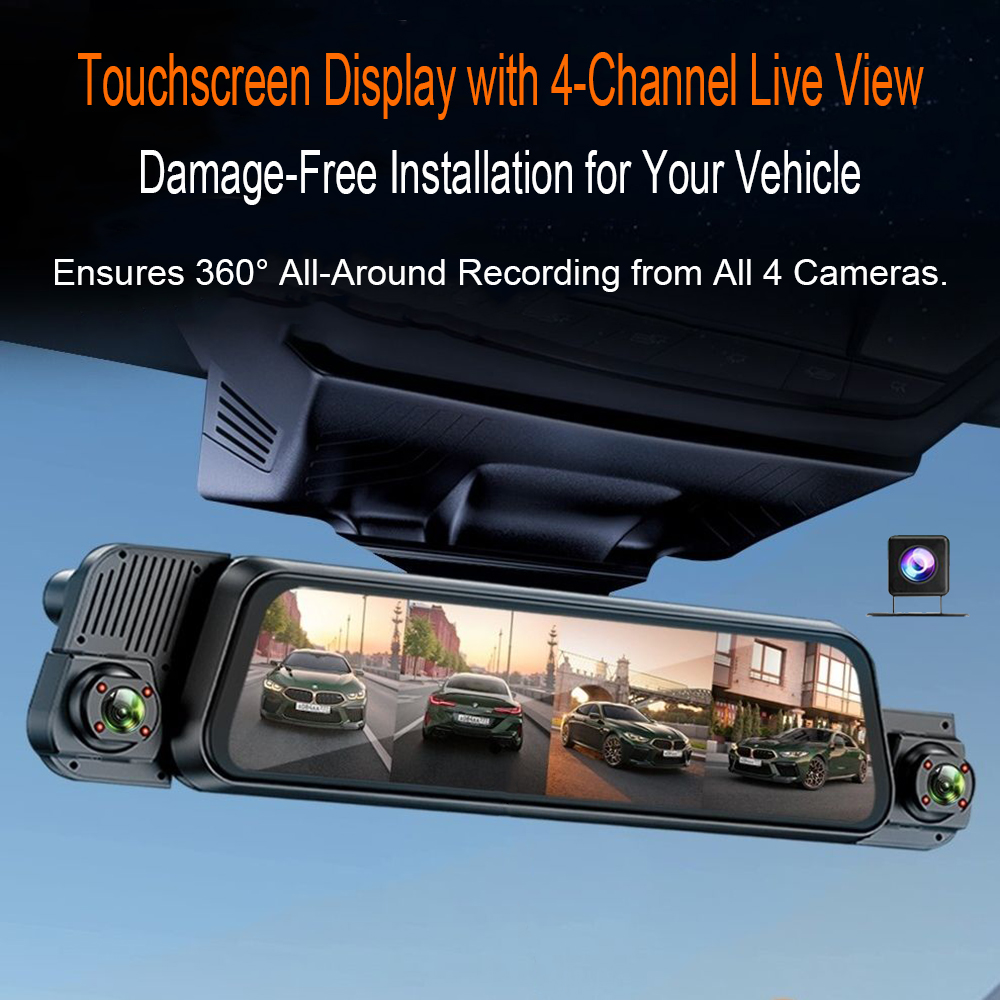 4 Channel Streaming Dash Cam 4 - đánh giá và giá Timelapse Controller