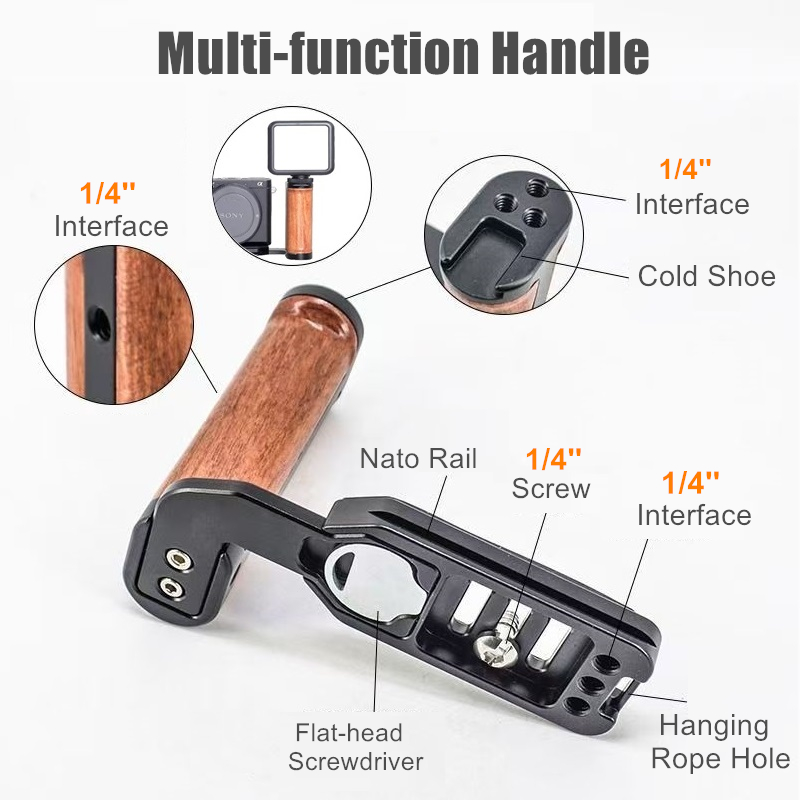 Lightweight Handgrip L-Shape G - đánh giá và giá Camera Cold Shoe